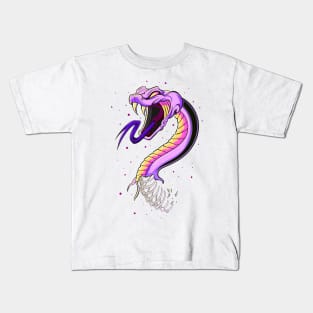 The great Japanese Snake 3 - Venomous creature - Illustration Kids T-Shirt